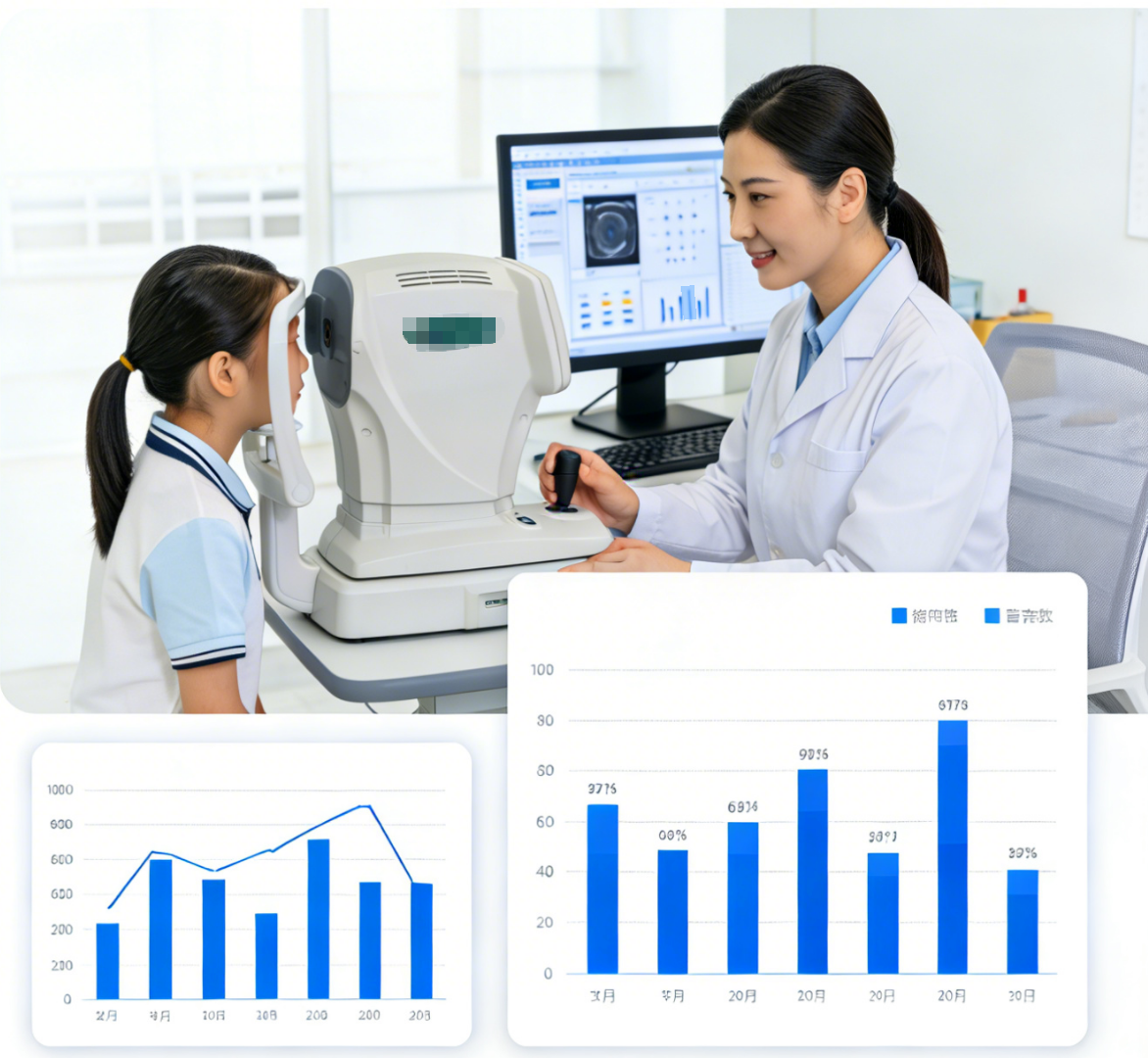 医院眼科诊疗场景