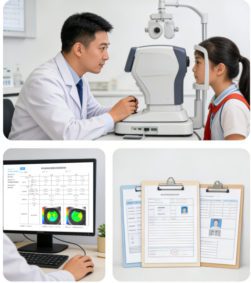 视光中心验光场景